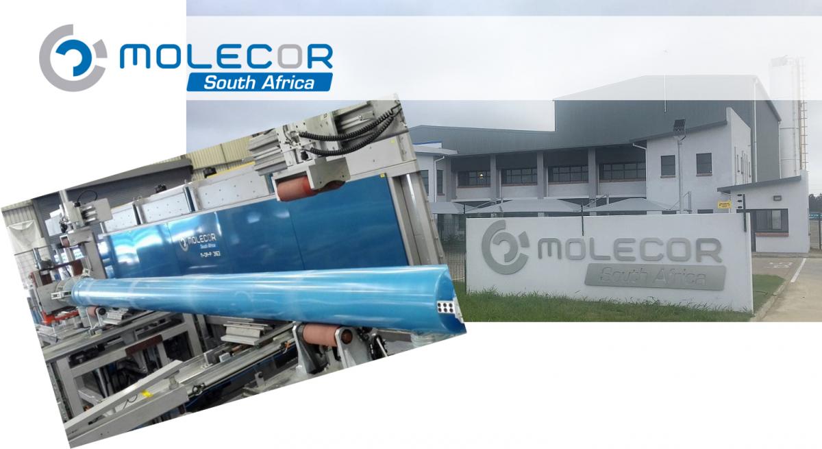 Molecor расширяет производственную мощность ПВХ-O в Южной  Африке