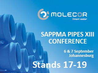 Molecor примет участие в конгрессе Pipes XIII в Йоханнесбурге с 6 по 7 сентября 2022 г.