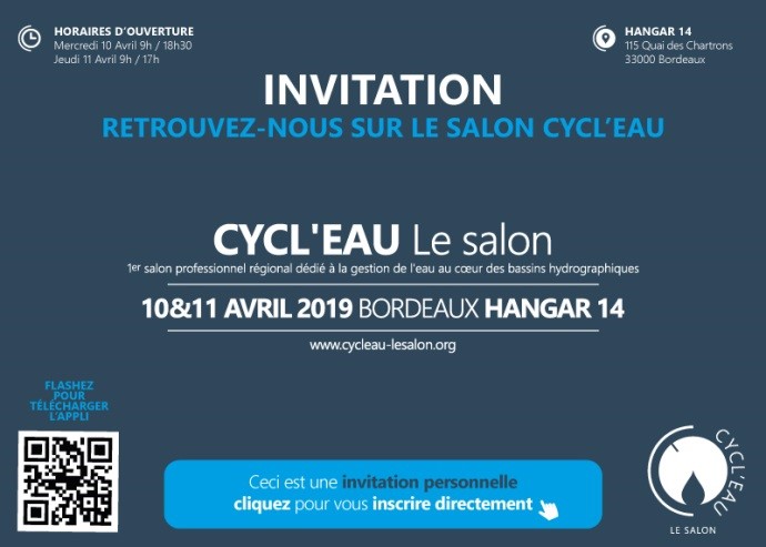 Компания Molecor примет участие в выставке-ярмарке Cycl'eau Bordeaux 2019, которая пройдет с 10 по 11 апреля в г. Бордо, Франция