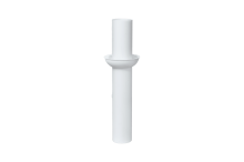 White pipe with trim